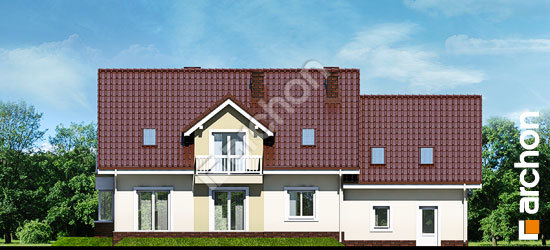 Дворовой фасад Дом в каллах 2 (Г2) вер.2