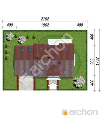 Проєкт будинку ARCHON+  Будинок в каллах 2 (Г2) вер.2 Ситуація