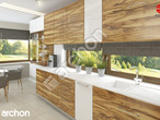 Проект будинку ARCHON+ Будинок в амарилісах (П) вер. 2 візуалізація кухні 1 від 2