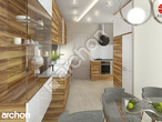 Проект будинку ARCHON+ Будинок в амарилісах (П) вер. 2 візуалізація кухні 1 від 3