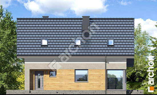 Передній фасад Будинок в цитринках (В)