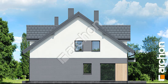 Боковой фасад Дом под гинко 19 (ГР2А)