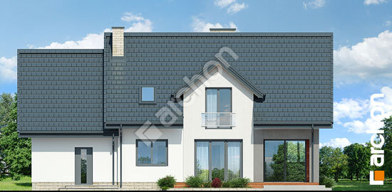 Дворовой фасад Дом в серебрянках