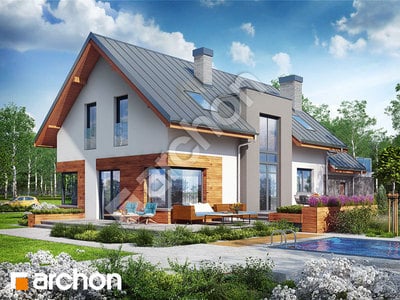 Проєкт будинку ARCHON+ Будинок в молініях (Г2) 