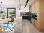 Проект дома ARCHON+ Дом в аметистах (Г2) визуализация кухни 1 вид 1