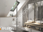 Проект дома ARCHON+ Дом в лосанах визуализация ванной (визуализация 3 вид 2)
