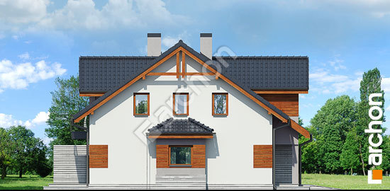 Бочний фасад Будинок в клематисах 9 вер. 2