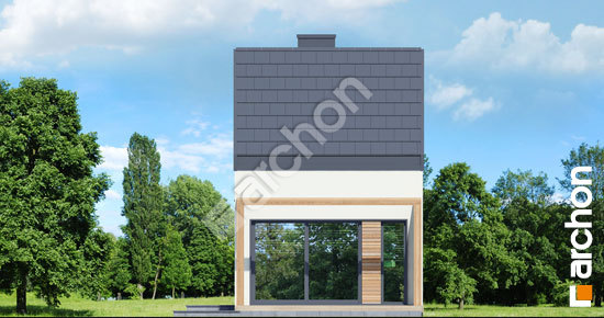 Бочний фасад Літній будиночок під ліском вер. 2