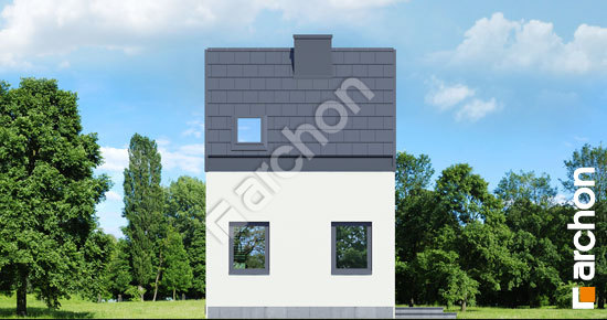 Бочний фасад Літній будиночок під ліском вер. 2