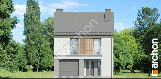 Передній фасад Будинок в нарцисах (А)