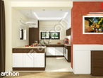 Проект будинку ARCHON+ Будинок в тамариску 9 (Г2) візуалізація кухні 2 від 1