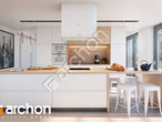 Проект дома ARCHON+ Дом в естрагоне визуализация кухни 1 вид 2