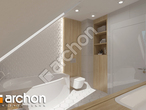 Проект будинку ARCHON+ Будинок в хлорофітумі 8 візуалізація ванни (візуалізація 3 від 1)