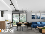 Проект будинку ARCHON+ Будинок в нефрісах 2 (Г2Е) ВДЕ денна зона (візуалізація 1 від 5)