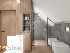Проект дома ARCHON+ Дом в изопируме 8 визуализация ванной (визуализация 3 вид 3)