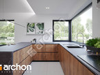 Проект дома ARCHON+ Дом в цикории визуализация кухни 1 вид 2