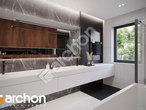 Проект дома ARCHON+ Дом в цикории визуализация ванной (визуализация 3 вид 1)
