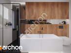 Проект дома ARCHON+ Дом в цикории визуализация ванной (визуализация 3 вид 2)