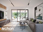 Проект будинку ARCHON+ Будинок в цикорії денна зона (візуалізація 1 від 6)