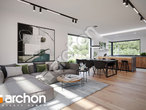 Проект дома ARCHON+ Дом в цикории дневная зона (визуализация 1 вид 1)