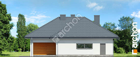 Боковой фасад Дом в сирени 4 (Г2)