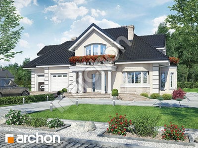 Проект дома ARCHON+ Дом в древнике (Г2) вер. 2 