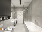 Проект будинку ARCHON+ Будинок в підсніжниках 6 (Г2) візуалізація ванни (візуалізація 3 від 2)