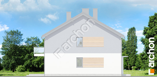 Боковой фасад Дом в фиалках 9 (Р2Б) вер.3