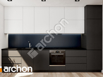 Проект дома ARCHON+ Дом в фиалках 9 (Р2Б) вер.3 визуализация кухни 1 вид 1
