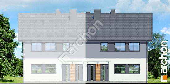 Передній фасад Будинок в фіалках 9 (Р2Б) вер.3