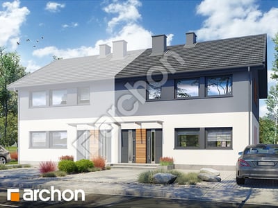 Проект дома ARCHON+ Дом в фиалках 9 (Р2Б) вер.3 