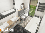 Проект дома ARCHON+ Дом в подсолнухах 2 (Г2) визуализация ванной (визуализация 3 вид 4)