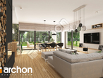 Проект дома ARCHON+ Дом в подсолнухах 2 (Г2) дневная зона (визуализация 1 вид 4)