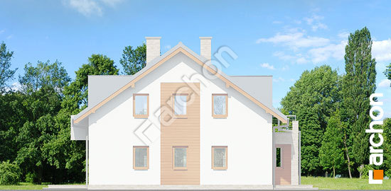 Бочний фасад Будинок в клематисах 18 (Б) вер. 2