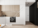 Проект будинку ARCHON+ Будинок в рівіях (Р2) візуалізація кухні 1 від 2