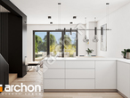Проект будинку ARCHON+ Будинок в рівіях (Р2) візуалізація кухні 1 від 3
