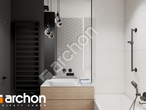 Проект дома ARCHON+ Дом в ривиях (Р2) визуализация ванной (визуализация 3 вид 1)