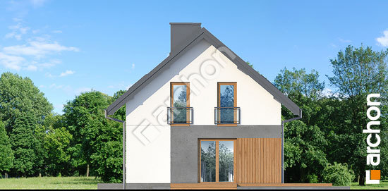 Боковой фасад Дом в малиновках 18