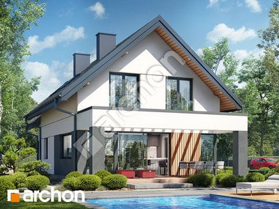 Проект дома ARCHON+ Дом в мотыльках (Г) 