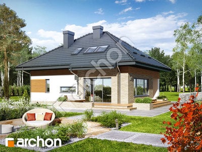 Проект дома ARCHON+ Дом в сирени (М) вер.2 Вид 2