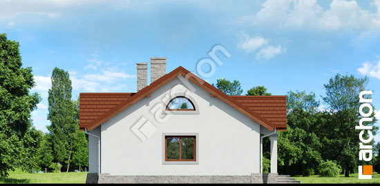 Боковой фасад  Дом в газаниях вер. 2