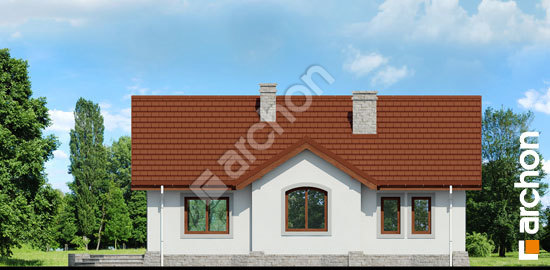 Дворовой фасад  Дом в газаниях вер. 2