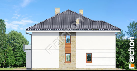 Боковой фасад Вилла Амелия (Р2) вер.2