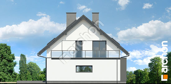 Бочний фасад Будинок в малинівці 7 (ГА)