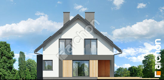 Боковой фасад Дом в малиновках 7 (ГА)