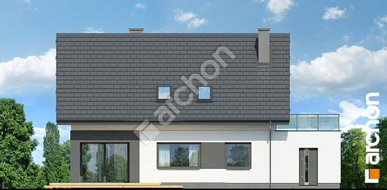 Дворовой фасад Дом в малиновках 7 (ГА)