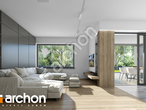 Проект дома ARCHON+ Дом в малиновках 7 (ГА) дневная зона (визуализация 1 вид 1)