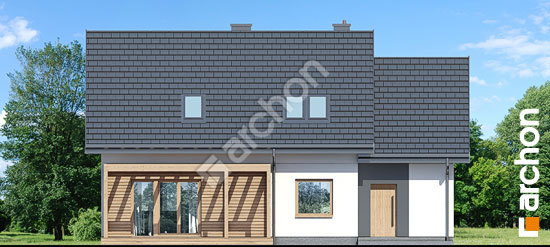 Дворовий фасад Будинок в хлорофітумі 21 (Г)