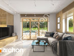 Проект будинку ARCHON+ Будинок в хлорофітумі 21 (Г) денна зона (візуалізація 1 від 6)