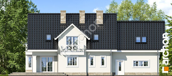 Дворовий фасад Будинок в матіоллах 2 (Г2)